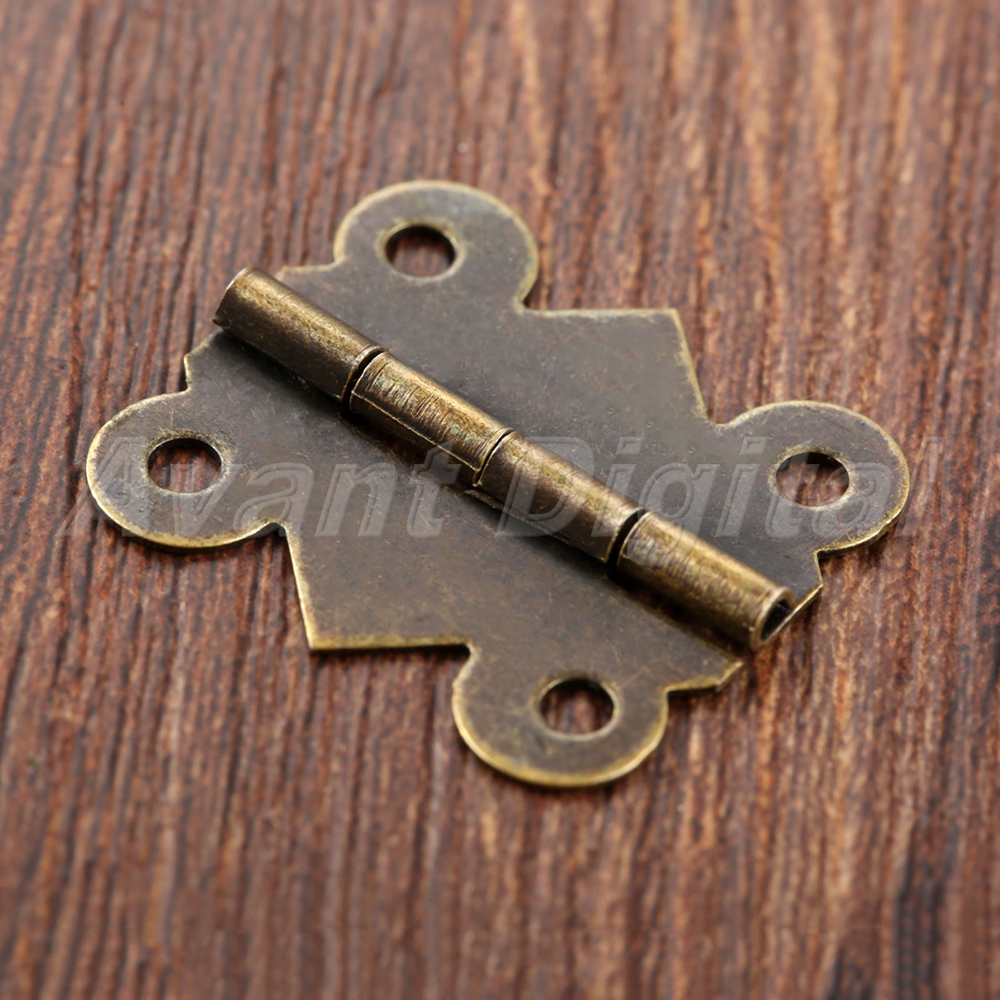 Useful Mini Butterfly Hinges For Cabinet Cupboard Wardrobe Jewelry